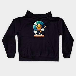 Cute Vinyl Player Kids Hoodie